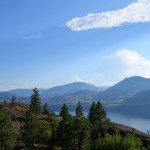 Lac Skaha depuis les Falaise de Skaha