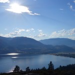 Lac Skaha depuis les Falaise de Skaha