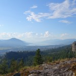 Lac Skaha depuis les Falaise de Skaha