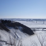 Île d'Orléans au loin
