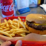 "Best cheeseburger ever"... bon ça reste qu'un burger hein...  vite rentré et vite ressorti...