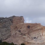 Crazy Horse : une montagne où un indien a commencé à être sculpté mais jamais terminé