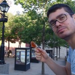 "Mmmm... un peu dégueu quand même la tire d'érable"
